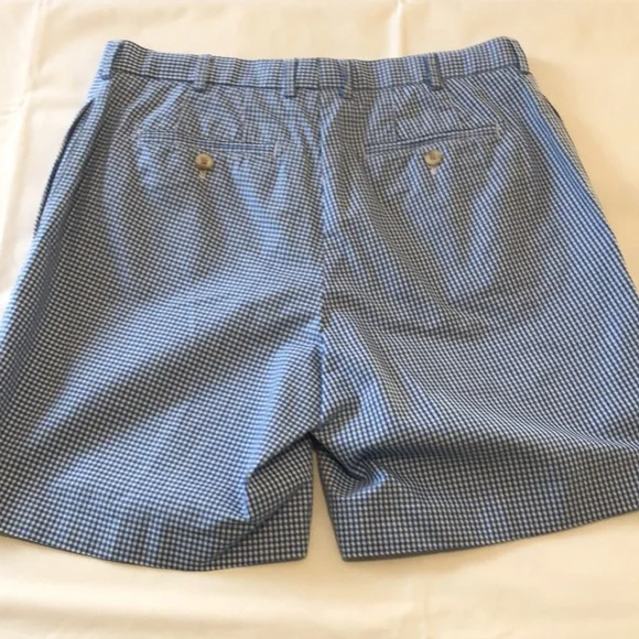 Mens Peter Millar gingham check shorts - Picture 4 of 5